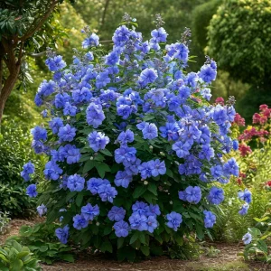 Гибискус Сансет Блоссом купить по цене от 248р. в интернет-магазине «Посадика» с доставкой почтой в в Зернограде и по всей России – [изображение №1].