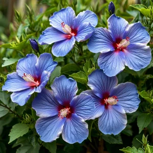 Гибискус садовый Блуминг Квин купить по цене от 259р. в интернет-магазине «Посадика» с доставкой почтой в в Зернограде и по всей России – [изображение №1].