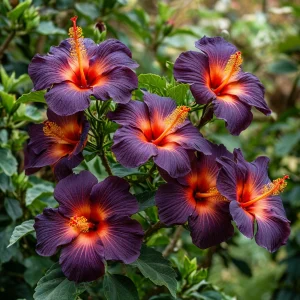 Гибискус Вивида Флэр купить по цене от 279р. в интернет-магазине «Посадика» с доставкой почтой в в Зернограде и по всей России – [изображение №1].