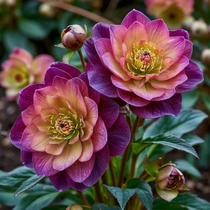 Морозник Претти Элен Рэд купить по цене от 509р. в интернет-магазине «Посадика» с доставкой почтой в в Зернограде и по всей России – [изображение №1].