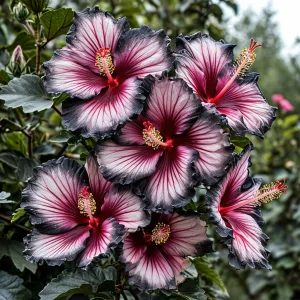 Гибискус садовый Самер Бридж купить по цене от 306р. в интернет-магазине «Посадика» с доставкой почтой в в Зернограде и по всей России – [изображение №1].