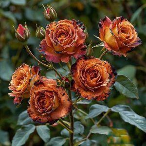 Роза плетистая Оранжевый Бриллиант купить по цене от 450р. в интернет-магазине «Посадика» с доставкой почтой в в Зернограде и по всей России – [изображение №1].